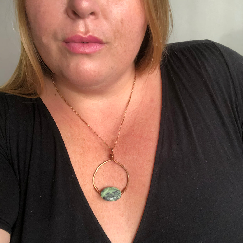 Kambaba Jasper Copper Tooth