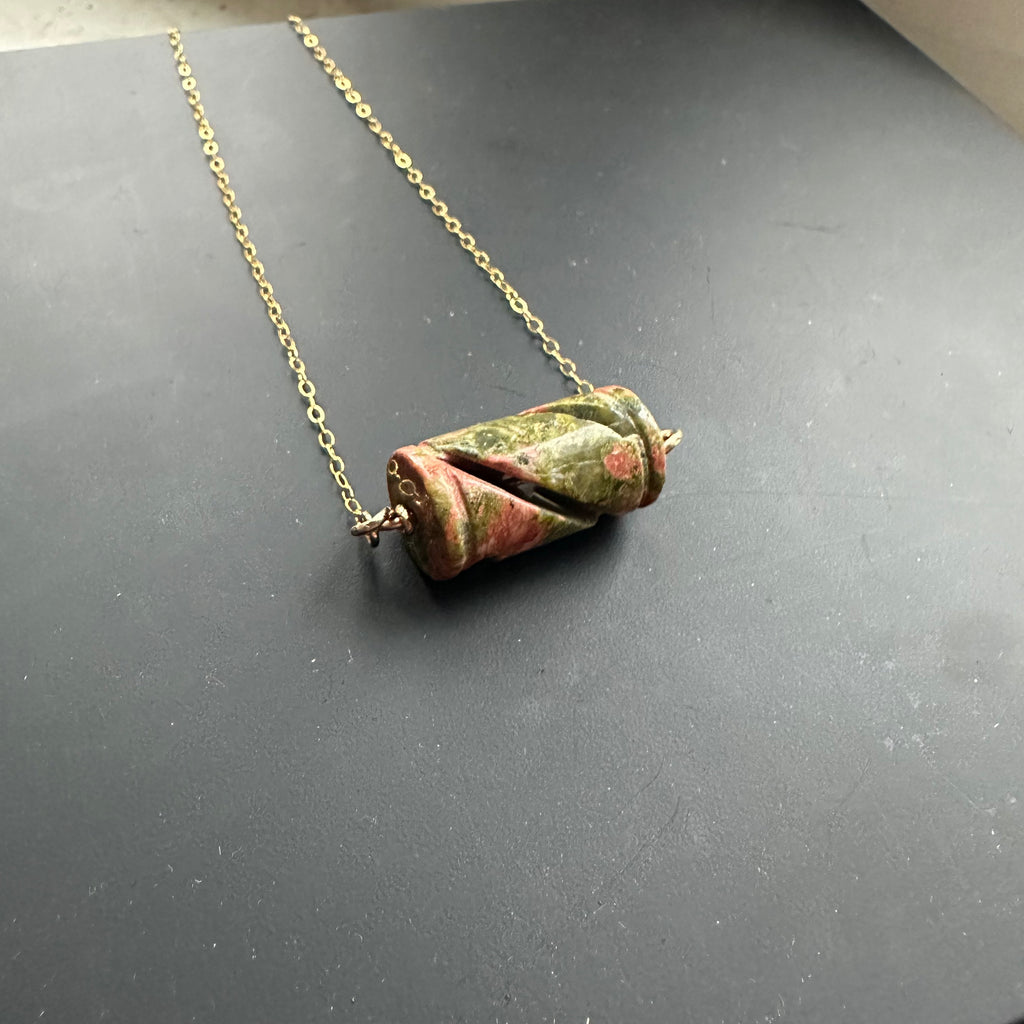 Vintage Ornate Unakite Moment