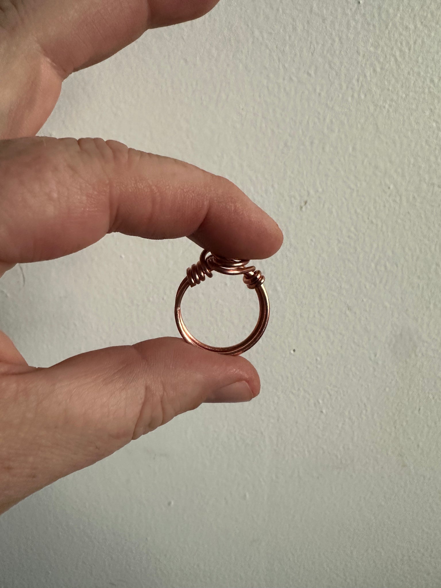 Copper Rosette Ring