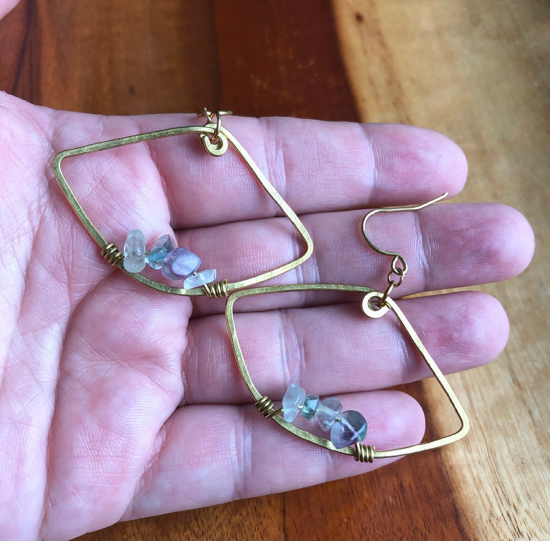 Fluorite + Brass Eyes