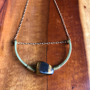 Arc of Brass with Tigers Eye