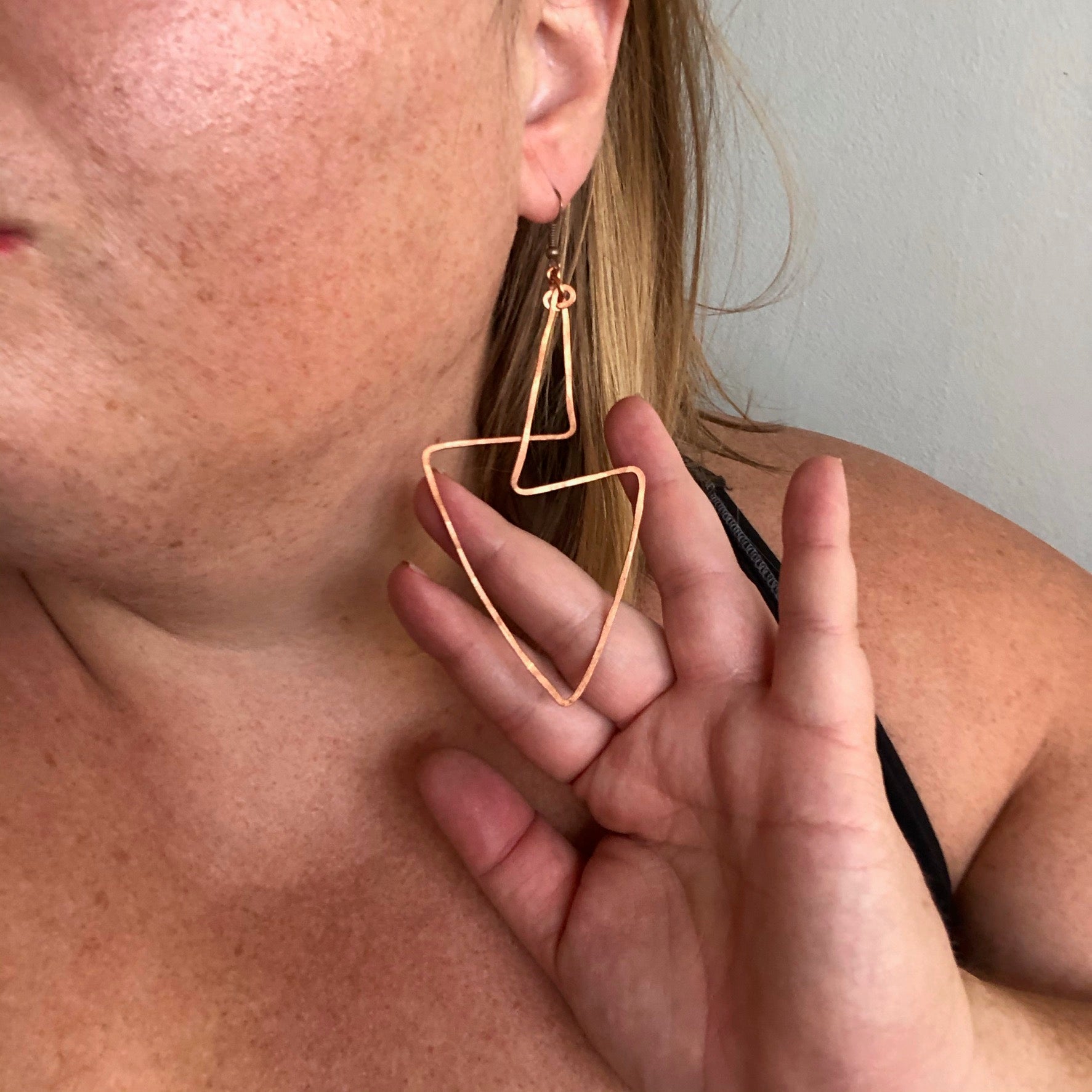 Interwoven Angle Earrings (Style 3)