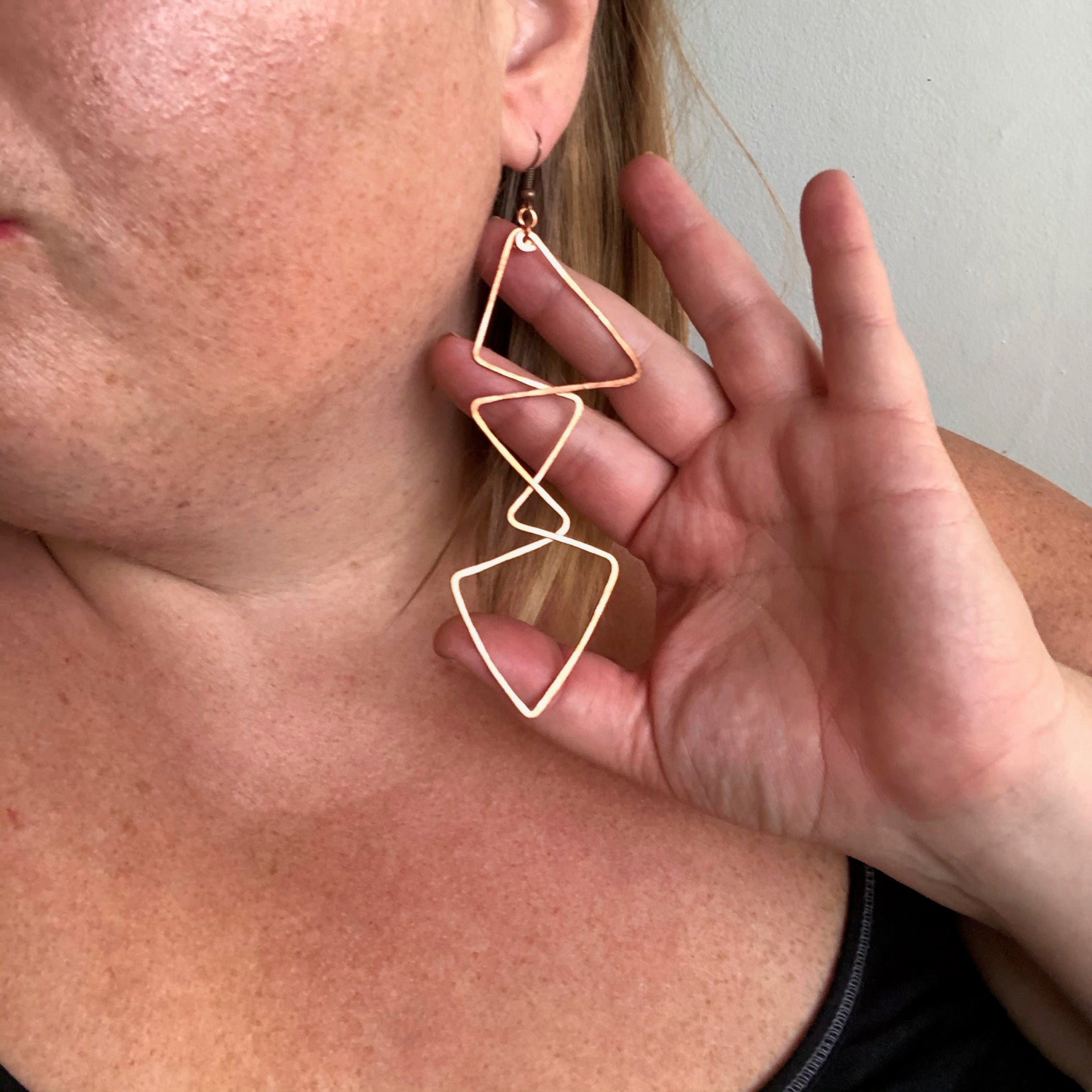 Interwoven Angle Earrings