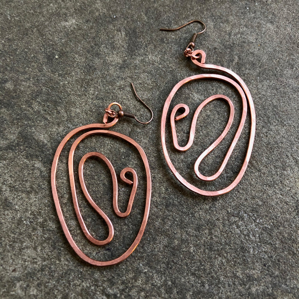 Copper Iconic Earrings 1.0