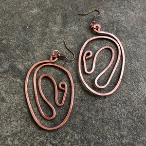 Copper Iconic Earrings 1.0