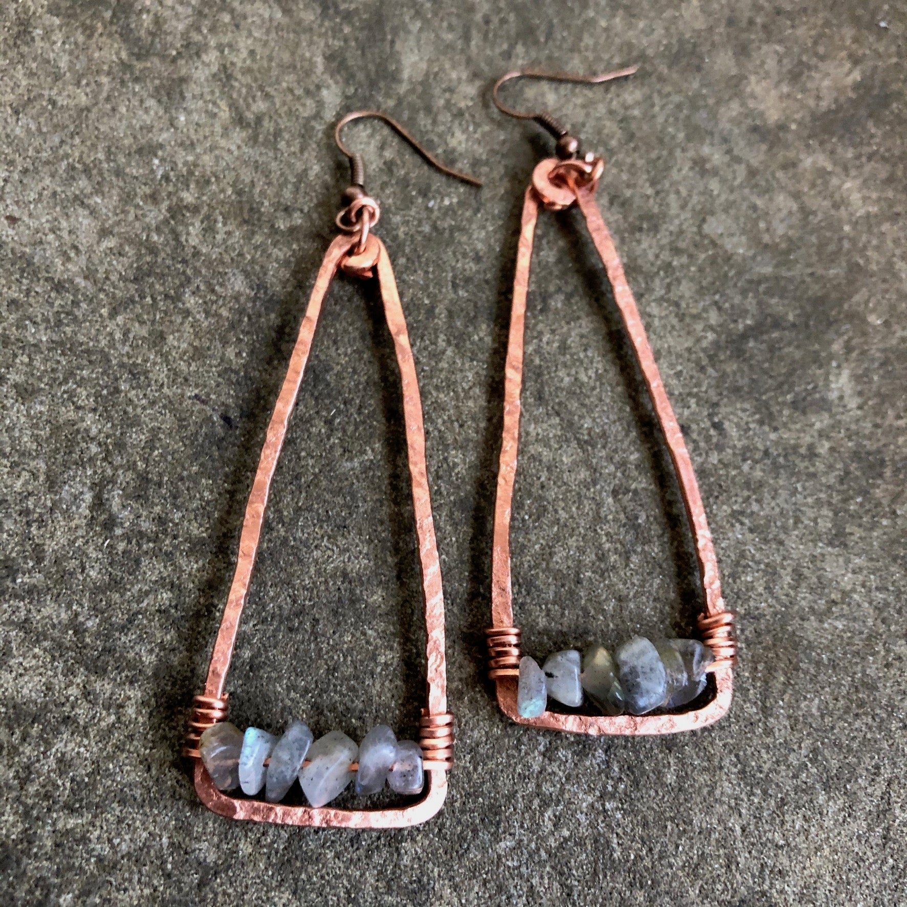Flashy Labradorite Earrings