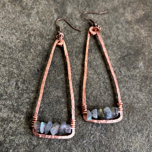 Flashy Labradorite Earrings
