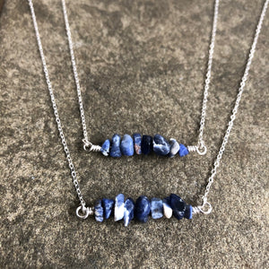 Row of Sodalite Necklace