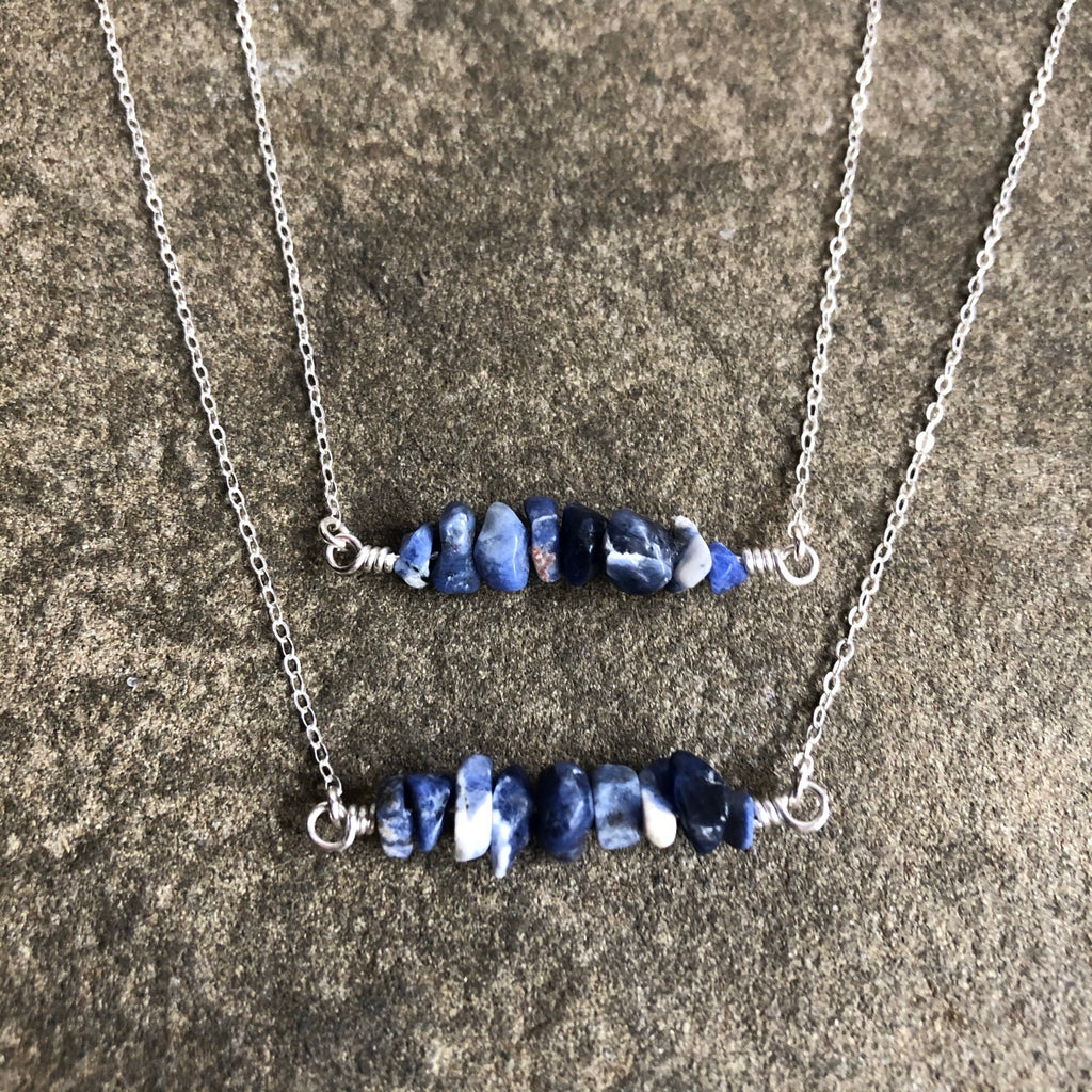Row of Sodalite Necklace