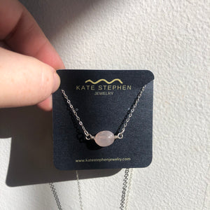 Rose Quartz Moment Necklace