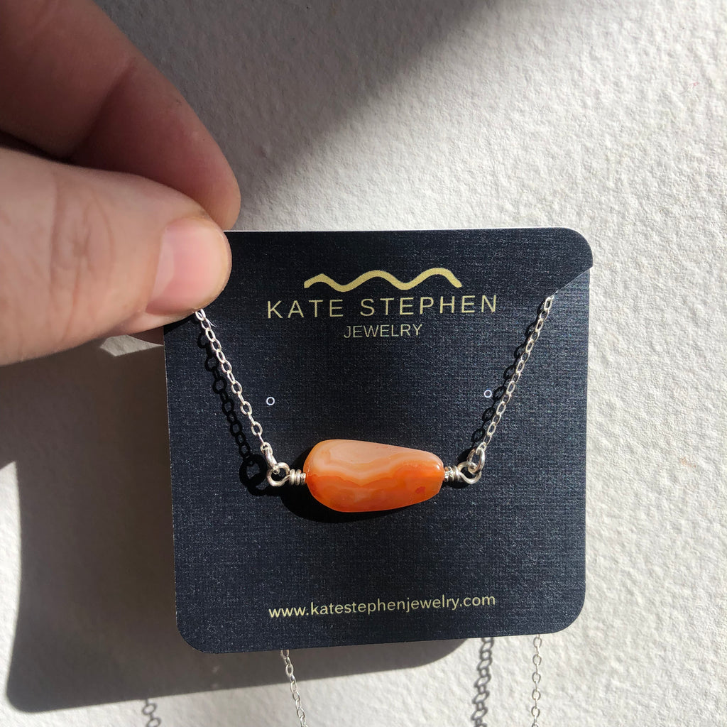 Carnelian Moment Necklace