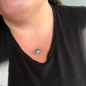 Blue Kyanite Moment Necklace