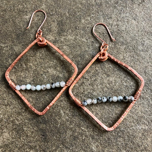 Chunky Copper + Amazonite Shields