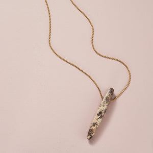 Ocean Jasper Crystal Point Necklace