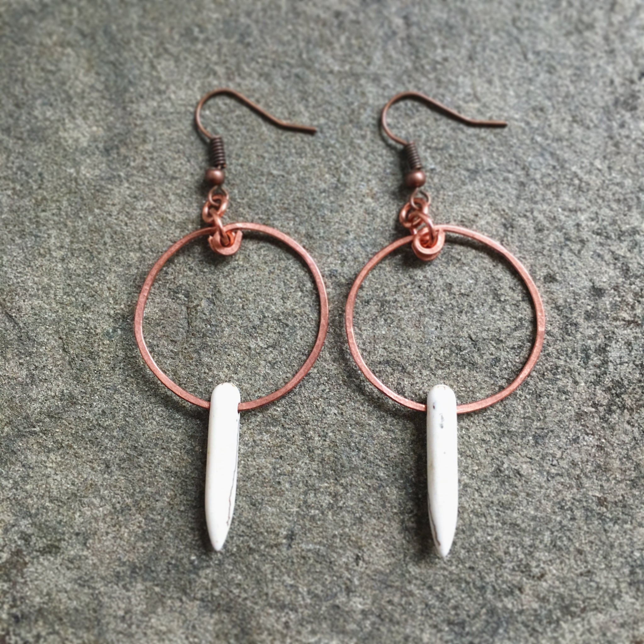 Spiked Hoop Earrings