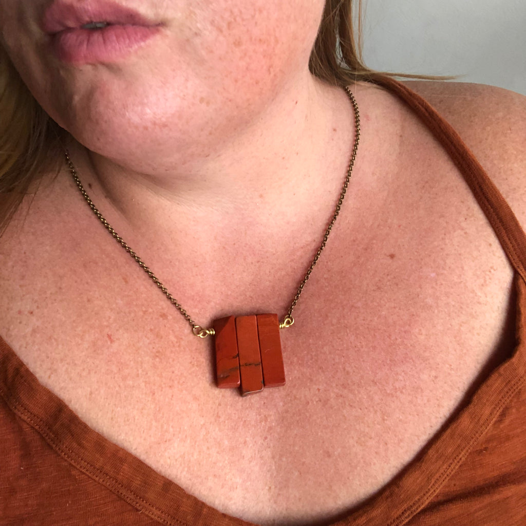 Bold Red Jasper Trio